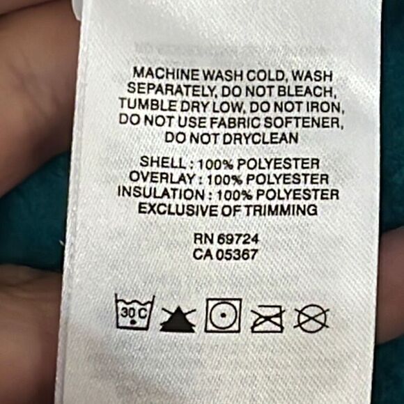 COLUMBIA Blue & Black Half Zip Fleece Top Jacket Size Medium - Picture 6 of 6